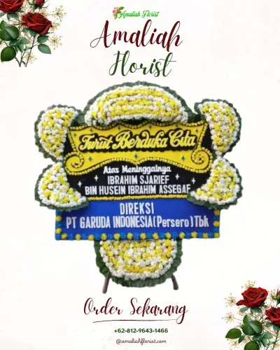 Papan Bunga Duka di Way Dadi