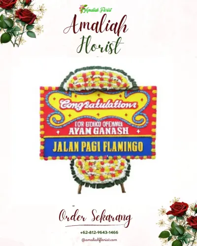 Bunga Papan Congratulation di Way Dadi